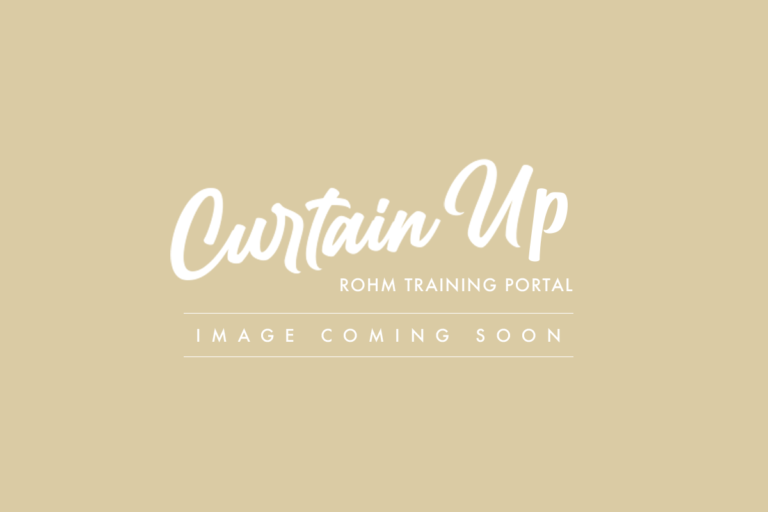 Curtain Up ROHM Training Portal - Image coming soon